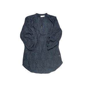 Wishful park womens black blouse Medium.